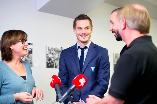 Malmö FFs Markus Rosenberg och Guillermo Molins