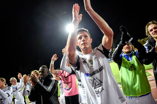 Sundsvalls Johan Eklund jublar