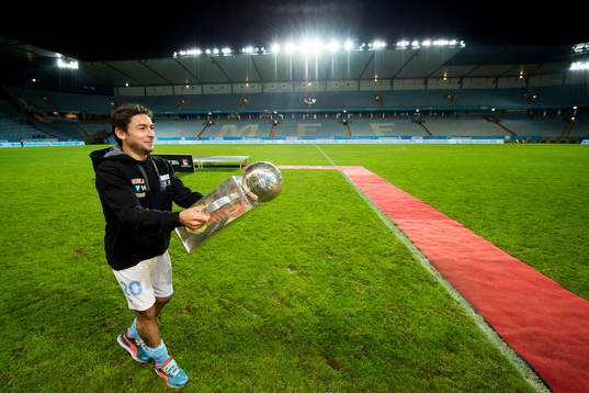 Malmö FFs Ricardo Ferreira Da Silva jublar med Lennart