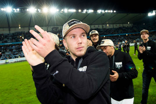 Malmö FFs Anton Tinnerholm jublar