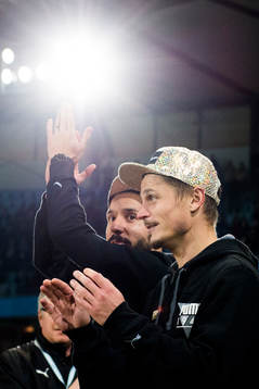 Malmö FFs Guillermo Molins och Markus Rosenberg