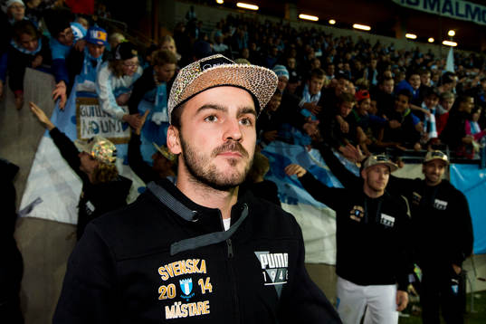 Malmö FFs målvakt Zlatan Azinovic är Svensk Mästare med