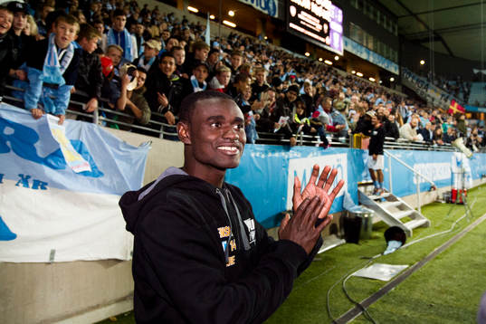 Malmö FFs Enock Kofi Adu är Svensk Mästare med Malmö FF