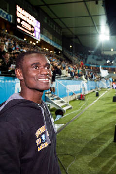 Malmö FFs Enock Kofi Adu är Svensk Mästare med Malmö FF