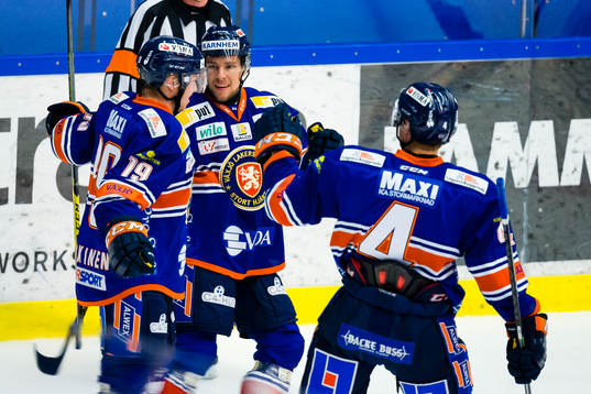 Växjös Tuomas Kiiskinen, Robert Rosén och Niclas