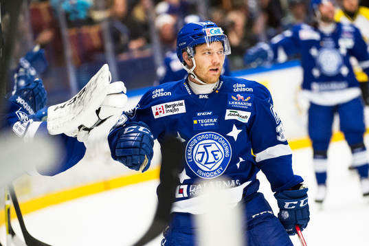 Leksands Jens Bergenström jublar