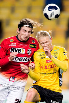 Landskronas Samhel Aziz och Elfsborgs Jakob Berg