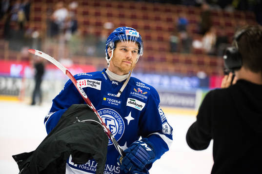 Leksands Jens Bergenström jublar