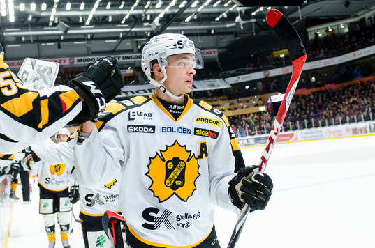 Skellefteås Adam Pettersson gjorde det sista målet
