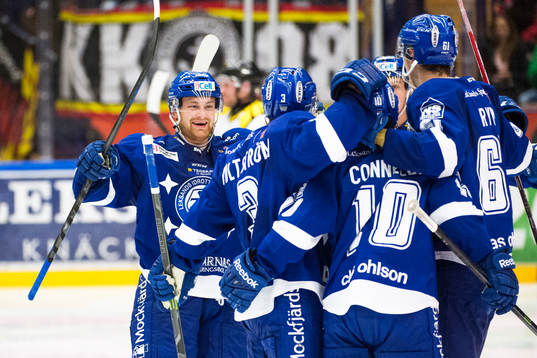 Leksands Mattias Ritola jublar