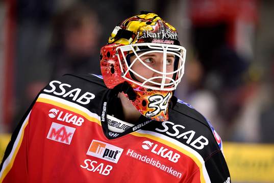 Luleås målvakt Joel Lassinantti