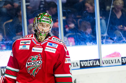 Modos målvakt Linus Ullmark