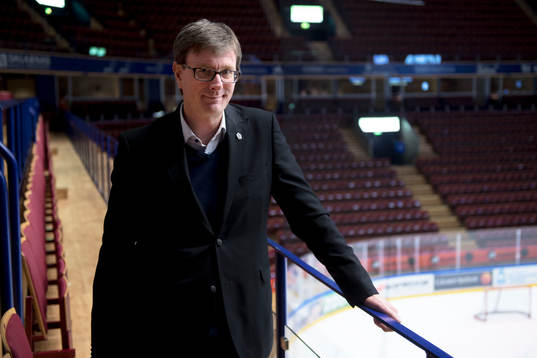 Leksands ordförande Anders Holst porträtterad