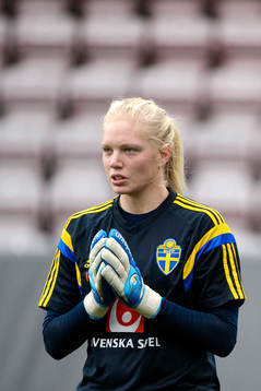 Sveriges målvakt Malin Reuterwall