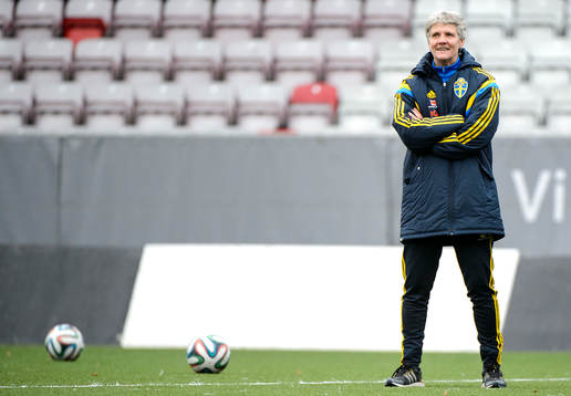 Sveriges förbundskapten Pia Sundhage