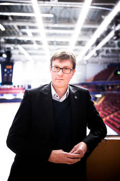 Leksands ordförande Anders Holst porträtterad