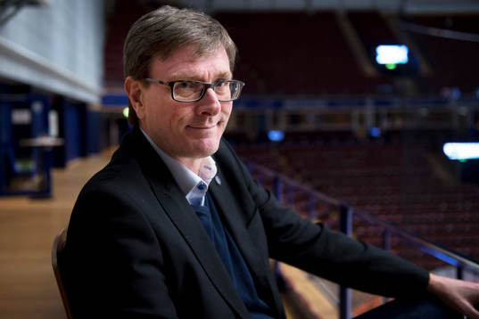 Leksands ordförande Anders Holst porträtterad