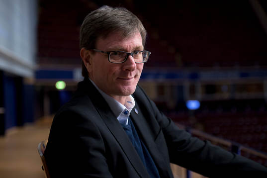 Leksands ordförande Anders Holst porträtterad