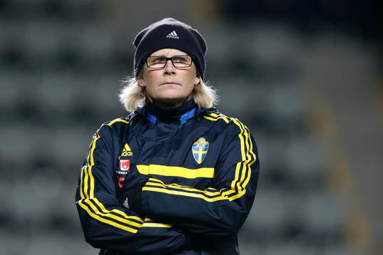 Sveriges förbundskapten Anneli Andersén
