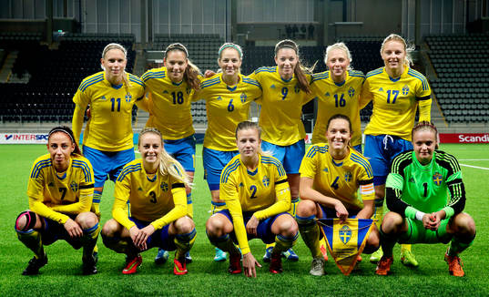 Sveriges startelva med Jonna Andersson, Emma Lennartsson,