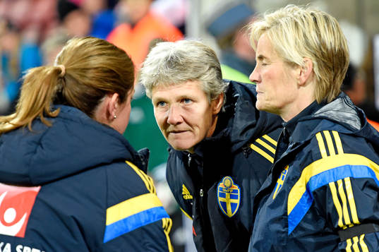 Sveriges förbundskapten Pia Sundhage