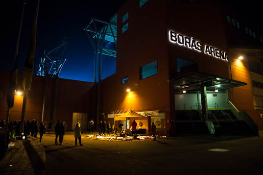Minnesplatsen på Borås arena