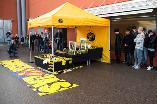 Elfsborgsspelarna sörjer
