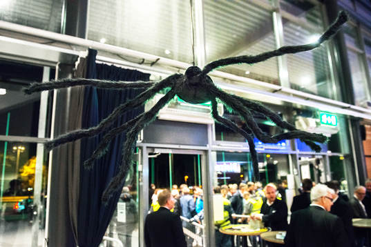 Tema Halloween inne på Gavlerinken Arena före