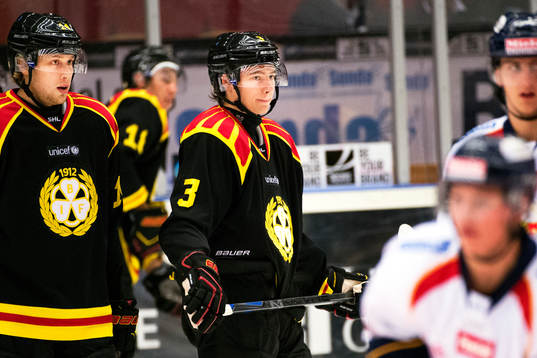 Brynäs David Westlund och Christian Djoos före