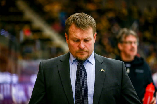 Luleås tränare Joakim Fagervall deppar