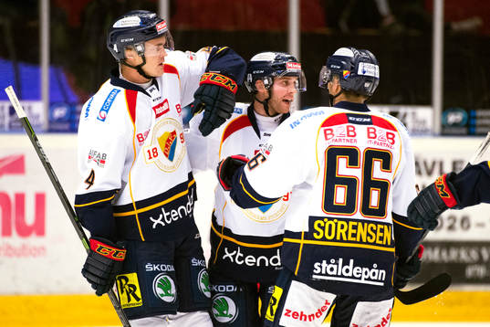 Djurgårdens Marcus Högström, Mattias Guter och Marcus