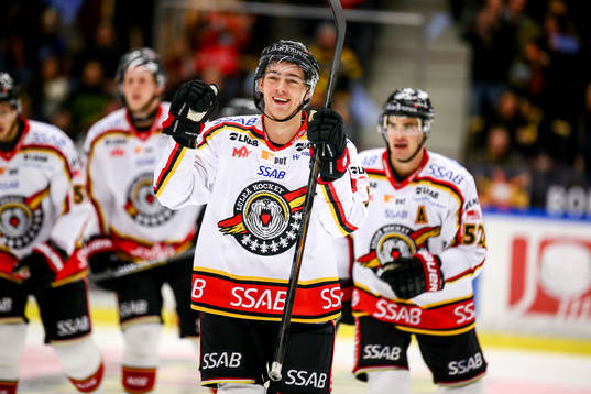 Luleås Johan Forsberg jublar