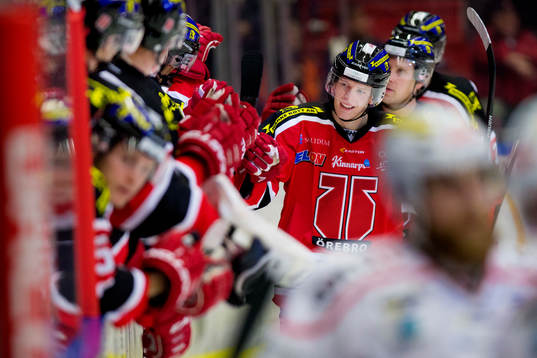 Örebros Jakub Krejcik jublar