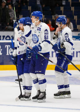 Leksands Joonas Rönnberg, Mattias Ritola och Johan Ryno