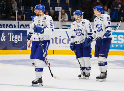 Leksands Joonas Rönnberg, Mattias Ritola och Johan Ryno