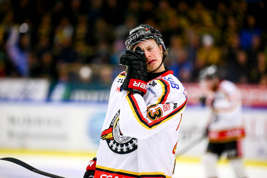 Luleås Lucas Wallmark deppar