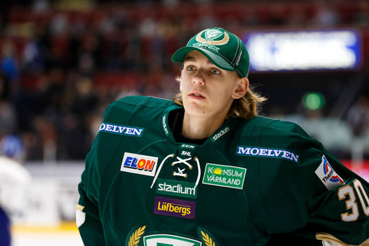 Färjestads reservmålvakt Adam Werner är född -97