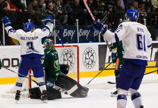 Leksands Linus Hultström firar