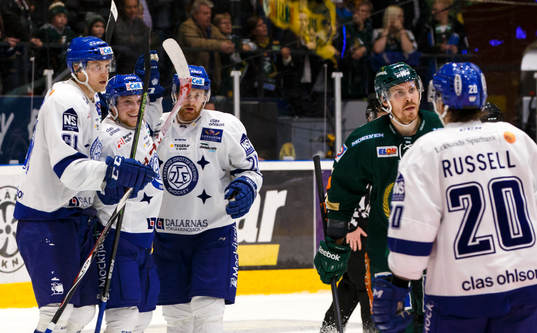 Leksands Linus Hultström firar