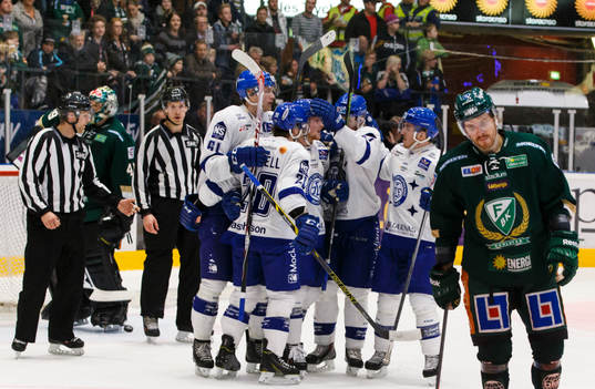Leksands Linus Hultström firar