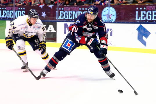 s Erik Christensen och Linköpings Jeff Taffe