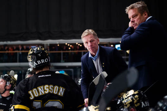 s tränare Peter Gradin och assisterande tränare Thomas