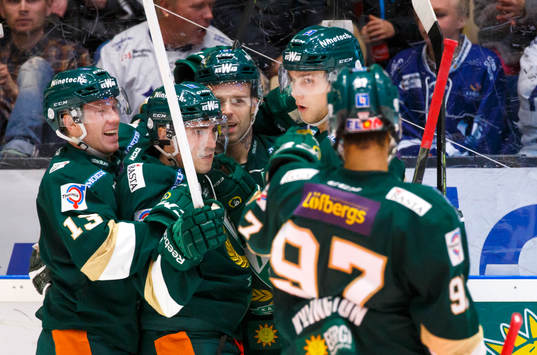 under ishockeymatchen i SHL mellan Färjestad och Leksand