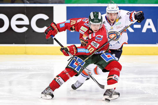 Frölundas Mattias Janmark och Växjös Robert Rosén