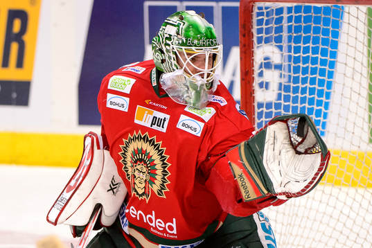Frölundas målvakt Linus Fernström