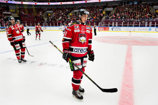 Malmö Redhawks Sebastian Strandberg deppar