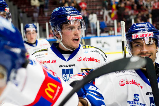 Oskarshamns Oscar Engsund jublar