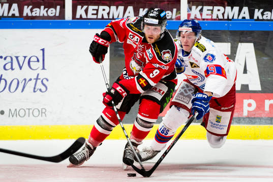 Malmö Redhawks Frederik Storm och Oskarshamns Emil