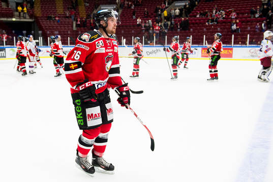 Malmö Redhawks Magnus Häggström deppar