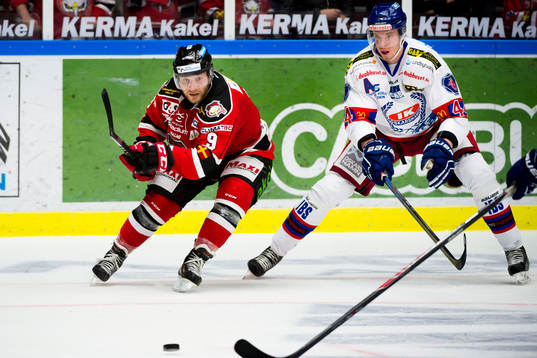 Malmö Redhawks Frederik Storm och Oskarshamns Anton